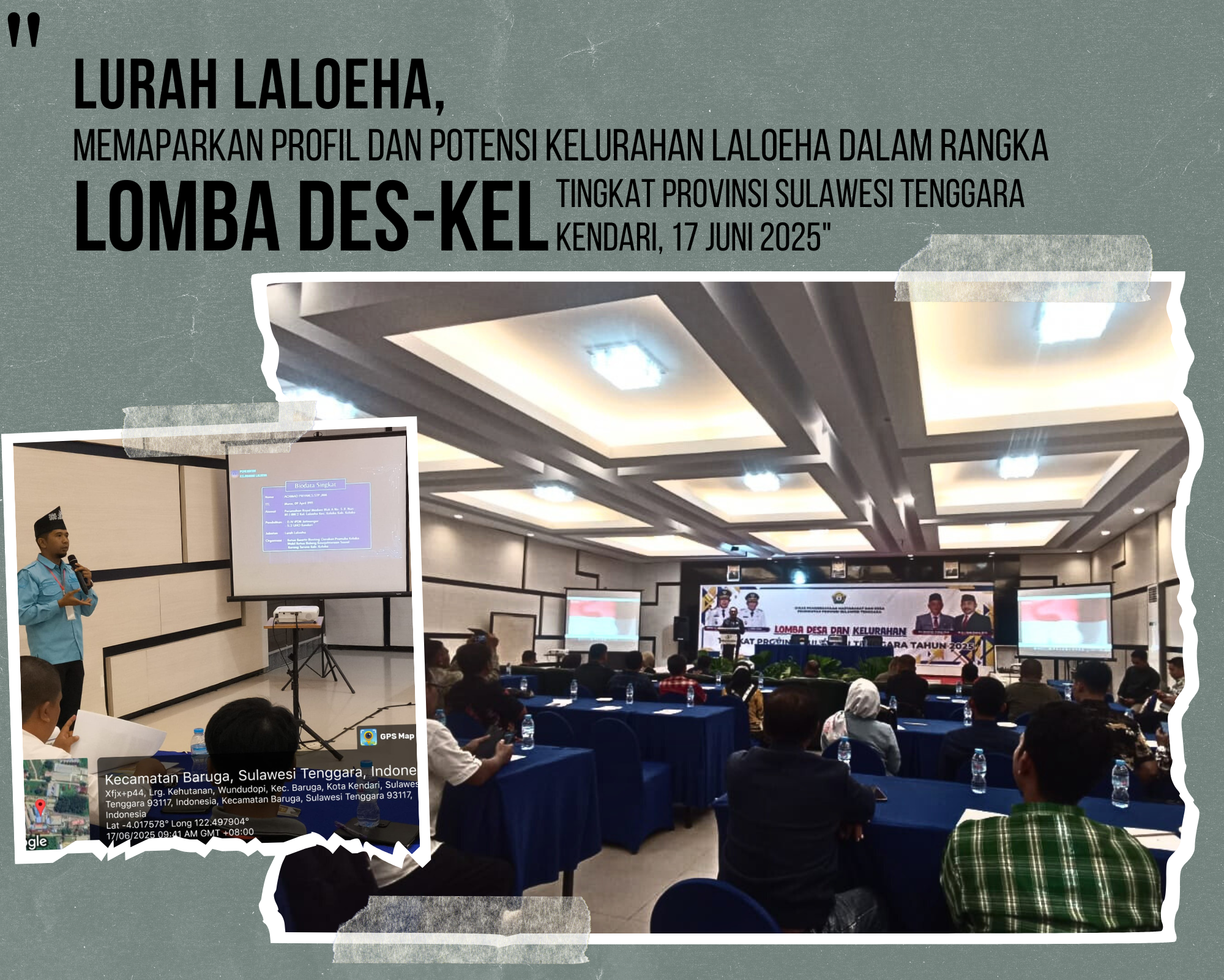 Pemaparan Profil, Potensi dan Inovasi Kelurahan Laloeha